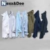 Áo sơ mi nam tay dài vải oxford Nexx&Dee denim màu trắng có túi SM02 Áo sơ mi nam tay dài vải oxford Nexx&Dee denim màu trắng có túi SM02