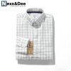 Áo sơ mi caro nam tay dài vải oxford cao cấp Nexx & Dee NS024