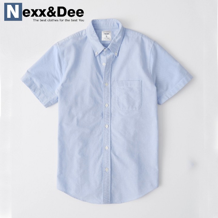 Áo sơ mi ngắn tay nam vải oxford cao cấp màu trắng Nexx & Dee 02 Áo sơ mi ngắn tay nam vải oxford cao cấp màu trắng Nexx & Dee 02
