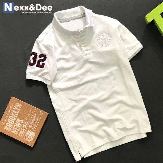 Áo thun POLO nam vải cá sấu thêu số 32 superdry cao cấp mặc cực đẹp PL08