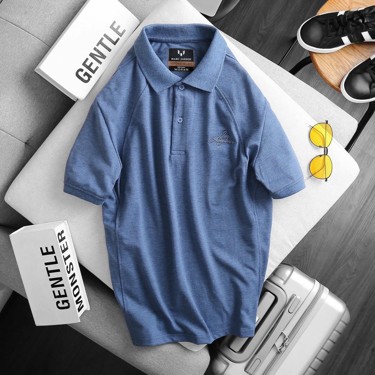 Áo thun POLO nam có cổ vải cá sấu TRẺ TRUNG cao cấp PL05